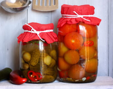 Olive Substitute: Cucumber in Brine and Boiled Green Tomatoes Image